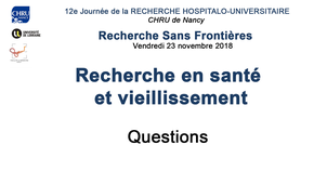 Recherche en santé et en vieillissement : Questions