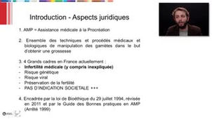 ECN 038 - Assistance médicale à la procréation : principaux aspects biologiques, médicaux et éthiques