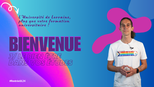 Bienvenue / Le bien-être dans vos études