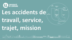 Les accidents de travail, service, trajet, mission