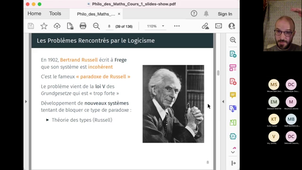 UE905 EC2 - Philo des Maths - Vidéo Cours 1 - Séance Synchrone 30 Janvier 2023