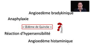 ECN 338 - Oedeme de Quinke et  anaphylaxie