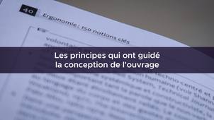 Les principes qui ont guidé la conception de l'ouvrage 