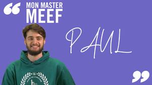 Mon Master MEEF - Paul, Professeur des Écoles
