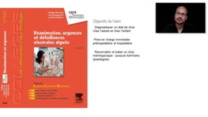 ECN 328 - Etat de choc - Principales étiologies : hypovolémique, septique, cardiogénique, anaphylactique