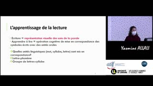 L'apprentissage statistique et l'apprentissage par paires associés dans l'acquisition de la lecture par Yasmine ALLALI