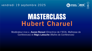 Masterclass : Hubert CHARUEL - IECA