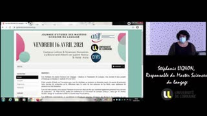 allocution de l'ouverture de la journée d'études par la directrice du Dpt SDL-Stéphanie-LIGNON