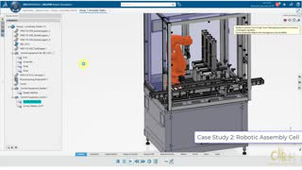 DUNE EOLE 1.4 - Virtual Commissioning of an Assembly Robotic Cell and a Pneumatic System