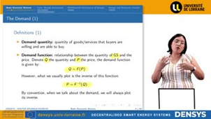 1.2 Basic Notions- Demand, Supply and the Equilibrium