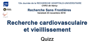 Recherche cardio-vasculaire et vieillissement : quizz
