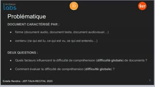 Etude des facteurs affectant la compréhensibilité de documents multimodaux : une étude expérimentale