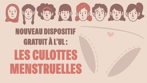 Lutte contre la précarité menstruelle à l’Université de Lorraine : Pierre Degott vice-président du Conseil de la Vie Universitaire présente le dispositif de culottes menstruelles