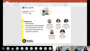 2ème Webconférence Alumni sur les carrières postdoctorales hors secteur académique