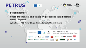 Hydro-mechanical and transport processes in radioactive waste disposal