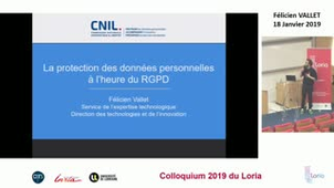 Exposé de Félicien Vallet de la CNIL