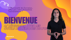 Bienvenue/ Zoom sur votre Environnement numérique