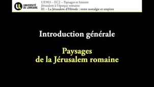 La Jérusalem d'Hérode