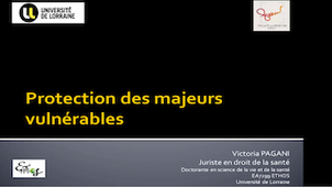 Protection des majeurs vulnérables (Victoria PAGANI)