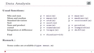 ENSAIA Matlab Part4 - Main functions