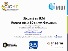 Sécurité en IRM - Risques liés à B0 et aux gradients