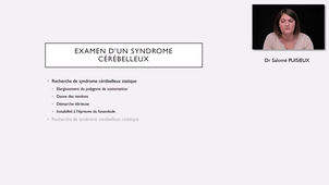 Examen d'un syndrome cérébelleux.mp4