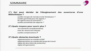 MEDIAL - Etendre les horaires des bibliothèques : comment faire ? - Table ronde 2 suite et fin