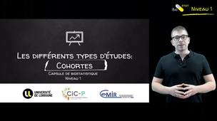 Les différents types d'études - Cohortes