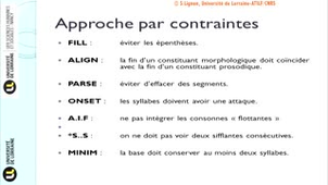 Morphophonologie-Séance 4-UE 803 SDL- Chapitre 2