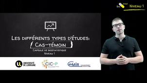 Les différents types d'études - Cas témoins