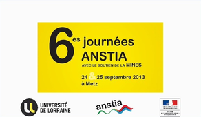 ANSTIA 2013: Accueil