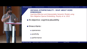008 - Simon Guillot - Sparser is better one step closer to word embedding interpretability