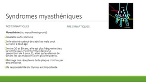 ECN 096 - Myasthénie