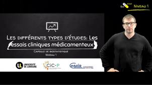 Les différents types d'études - Les essais cliniques médicamenteux