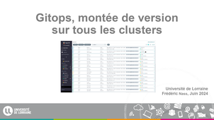 Gitops, montée de version sur tous les clusters