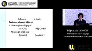 Morphophonologie - Séance 3 - UE 803 SDL - Chapitre1