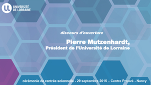 Ouverture de la cérémonie