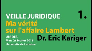 Introduction de la conférence du Dr. Eric Kariger par Reine Wakote-Falco