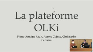 La plateforme OLKi pour rendre le contrôle aux producteurs de données  - Christophe Cerisara, Aurore Coince, Pierre-Antoine Rault