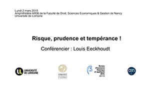 Risque, prudence et tempérance !