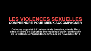 Les violences sexuelles. Comprendre pour mieux accompagner.