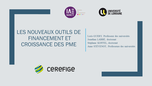 Les nouveaux outils de financement et croissance de PME