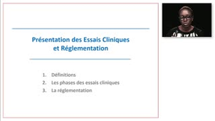 PARTIE 1 - DÉFINITIONS DES ESSAIS CLINIQUES ET CYCLE DE VIE DU MÉDICAMENT - Ndeye-Coumba Ndiaye