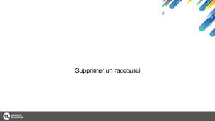 12 - Création d'un raccourci personnalisé