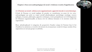 Introduction à la socio-anthropologie Séance 2.2. (Prof. J.-M. Seca)