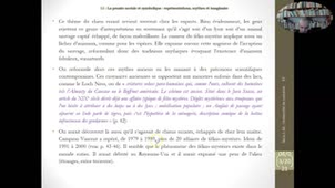 Sociologie des représentations: Séance 7 (deux heures) (Prof. J.-M. Seca)