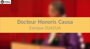 Cérémonie de rentrée solennelle de l'université 2014 - Docteur Honoris Causa -  Enrique Zuazua