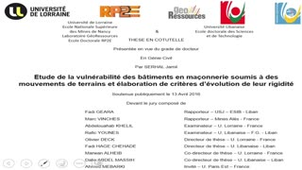Soutenance de thèse jamil SERHAL