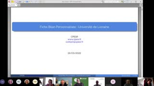 Séminaire sur l'Etat de l'ESR - séance 6