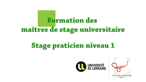 Formation des maîtres de stage universitaire (MSU)
